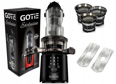 Вертикальна шнекова соковижималка Gotie GSJ-630B 200 Вт, чорна