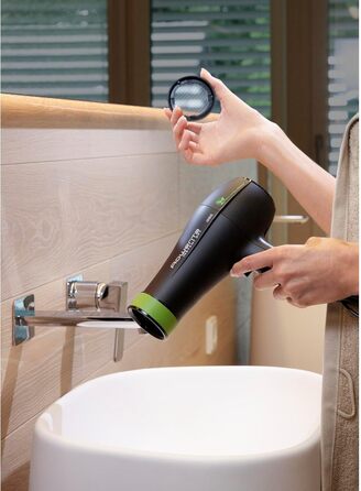 Фен Rowenta CV6030 Haartrockner Eco Intelligence Instant Dry з технологією Air Booster | 1500 Вт, 3 температури, 2 швидкості, холодне повітря, чорний