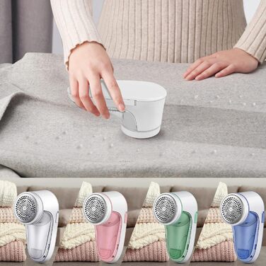 Електричний видалення ворсу Fusselrasierer: знімні леза для одягу з вовни та пуловера (зелений)