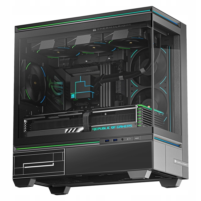 Корпус Thermalright TL-M10 Black, Midi Tower, чорний
