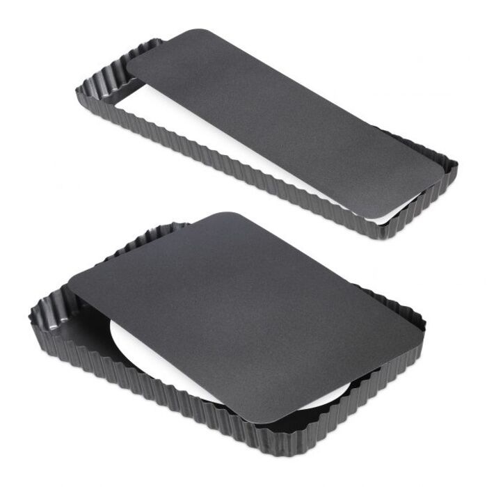 Relaxdays 2-Piece Lift-Top Tart Dish Set