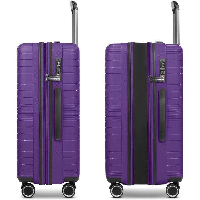 Набір валіз Franky Dallas 3.0 (3 шт.) | Тріумф, TSA-замок, 4 колеса, об'єм 36/60/92 л, фіолетовий