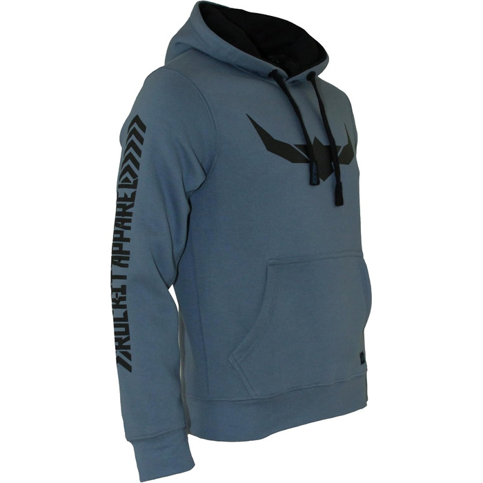 Чоловічий худі ROCK-IT Apparel Urban Streetstyle з начосом, камуфляж Dark Camo, розмір XL, синій