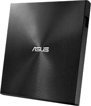 Зовнішній DVD-записувач Asus ZenDrive U9M з інтерфейсом USB-C, чорний