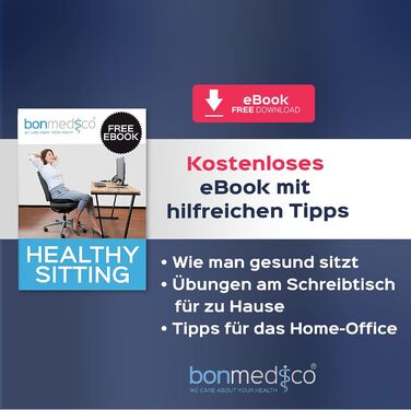 Ортопедична подушка для сидіння Bonmedico з Memory Foam Gel - для авто, офісу, інвалідного візка. Чорний велюр (Стандарт)