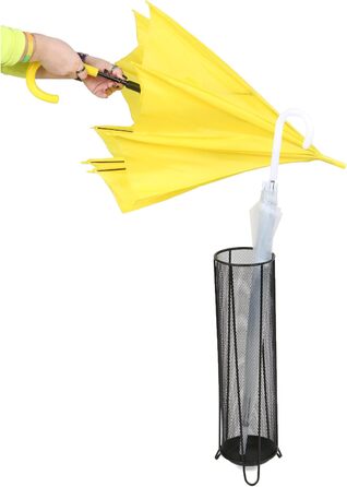 Стійка для парасоль під парасольки Mind Reader Network Collection, чорна, 166 см