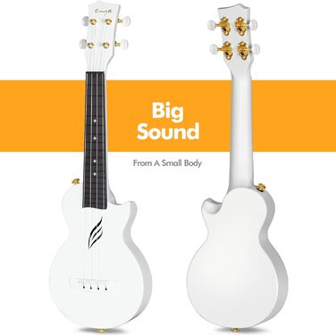 Укулеле Enya Ukulele-Sopran NOVA U Mini: карбонове, 21 дюйм, для початківців, з аксесуарами