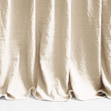 Lush Decor bedspread with ruffled skirt, polyester, ivory, Queen Queen Ivory