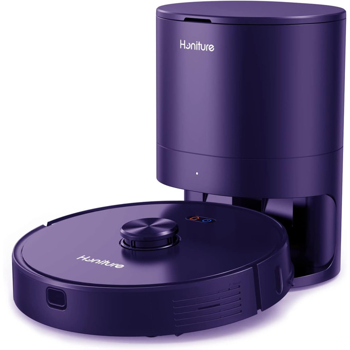 Робот-пилосос HONITURE G20 з функцією миття, 4000Pa, 3-в-1, для тварин, килимів, твердих підлог, з пультом ДУ, білий (блакитний, сірий)