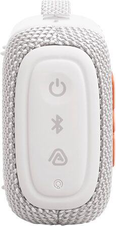 JBL Go 5 – Портативна Bluetooth колонка, біла: Водонепроникна, до 10 годин відтворення, потужний бас