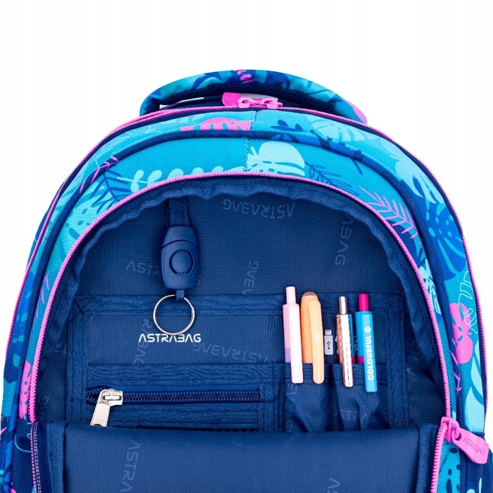 Багатофункціональний шкільний рюкзак AstraBag, синій багатоколірний, 20 л