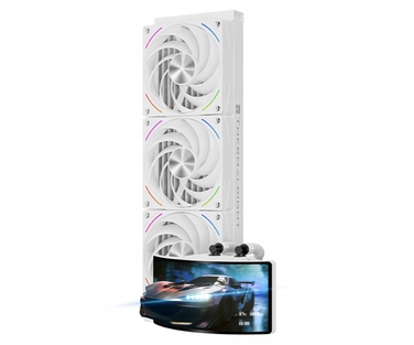 Рідинне охолодження Thermalright Rainbow Vision 360 Turbo ARGB 3x120мм, Біле
