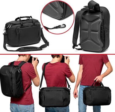 Рюкзак для камери Manfrotto Advanced Fast III Hybrid III M - для бездзеркальних камер, об'єктивів та ноутбука