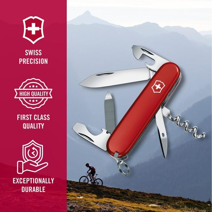 Мультитул Victorinox Sportsman - Швейцарський ніж, 13 функцій, Victorinox