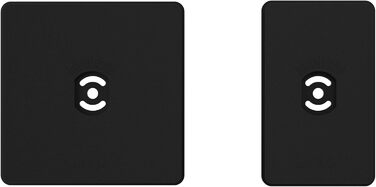 Підлогові стійки для колонок Kanto SP26PLW 26' | Для середніх та великих полоччастих колонок | Сталь, пінопакет, поворотна платформа 30° | Приховане кабельне прокладання | Пара, 66 см (чорний)