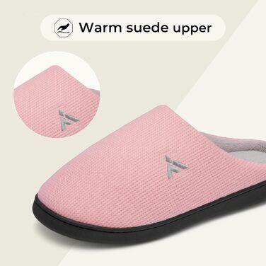 Тапочки зимові Mishansha для чоловіків та жінок, м'які, зручні, з пам'яттю, розмір 36-48 (43 EU), рожеві