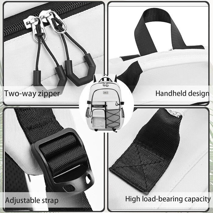 Шкільний рюкзак для підлітків та дорослих, великий, водонепроникний, міцний, для середньої школи та гімназії