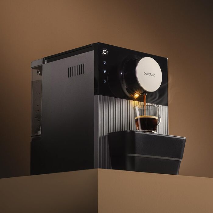 Кавомашина автоматична Cecotec Cremmaet Cube Red 1350 Вт: Професійна, еспресо, 19 бар, Touch-панель