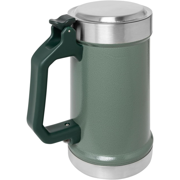 Беркріг Stanley з відкривачем, 680 мл, ізольований, зелений (Hammer Tone Green)