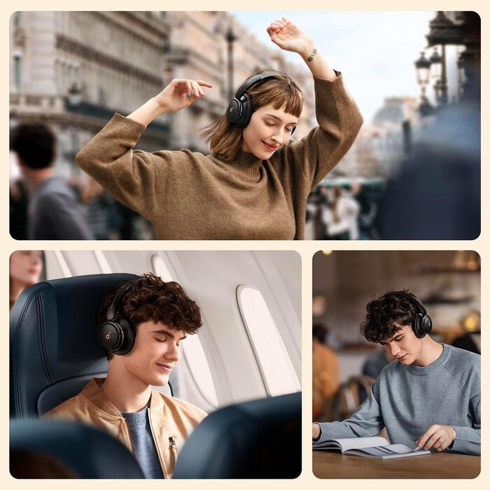 Soundcore Q30 навушники Bluetooth з активним шумозаглушенням, Hi-Res звук, 40 годин роботи, чорний