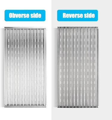 WEBROIL Grill-Emitter Plate for CharBroil Performance TRU-Infrared/Amplifire 2 Burner 463633316 463655621, Grill Grate Replacement for Charbroil G327-1100-W1, 2 Pieces, Stainless Steel