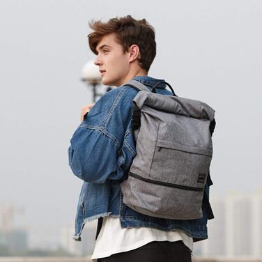Sports Bag for Men Women, Crossbody Bag for the Gym, Travel Backpack, Gym Bag 3 in 1 Design with Shoe Compartment, Waterproof and Lightweight Gym Bag (Gray)