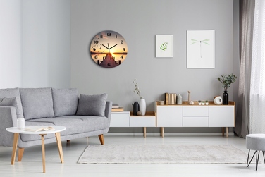 Настінний годинник Tulup багатоколірний, 60 см