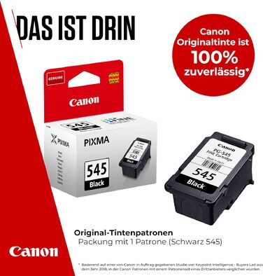 Оригінальний чорнильний картридж Canon PG-545 чорний (стандартний), для принтерів Canon PIXMA, 2 шт. в упаковці