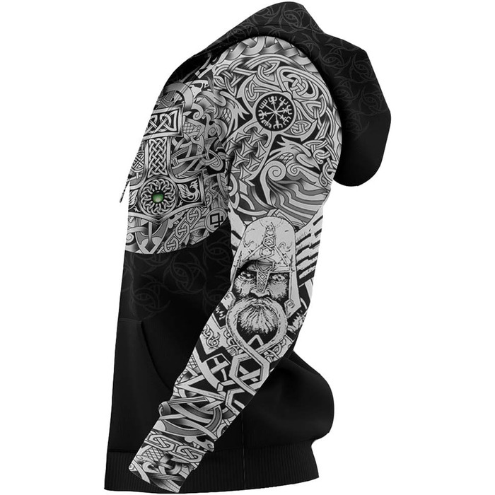 Світшот з принтом молота Тора, скандинавська міфологія, стильний одяг, унісекс, 3D друк