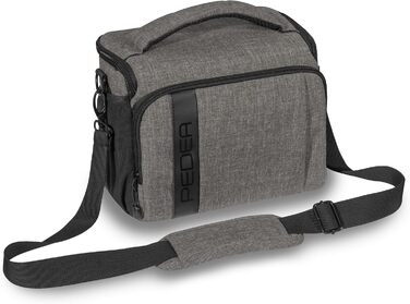 Сумка для фотоапарата Pedea: DSLR/SLR, системні камери, XL, сіра, з дощем, для аксесуарів та об'єктивів