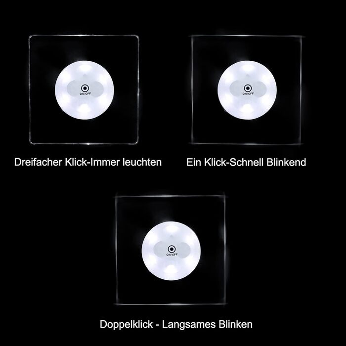 MEDOYOH 8-Piece Square Cool White LED Coasters for Drinks, ON/Off Switch Drink Coasters Set, Waterproof Coasters Glowing for Glasses Bottles Parties Weddings Bar Christmas