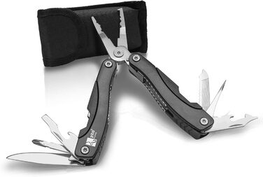 Інструмент для риболовлі Zite Fishing 12-в-1: плоскогубці, виймач гачків, ніж, інструмент для риболовлі з чохлом