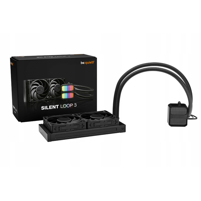 Рідинне охолодження be quiet! Silent Loop 3 240mm ARGB, чорне