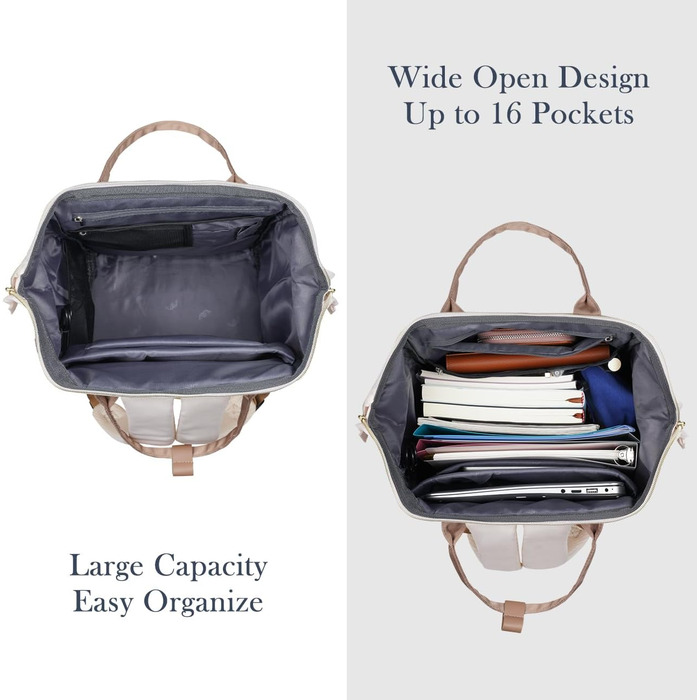 Жіночий рюкзак для школи та подорожей з відділенням для ноутбука 15.6