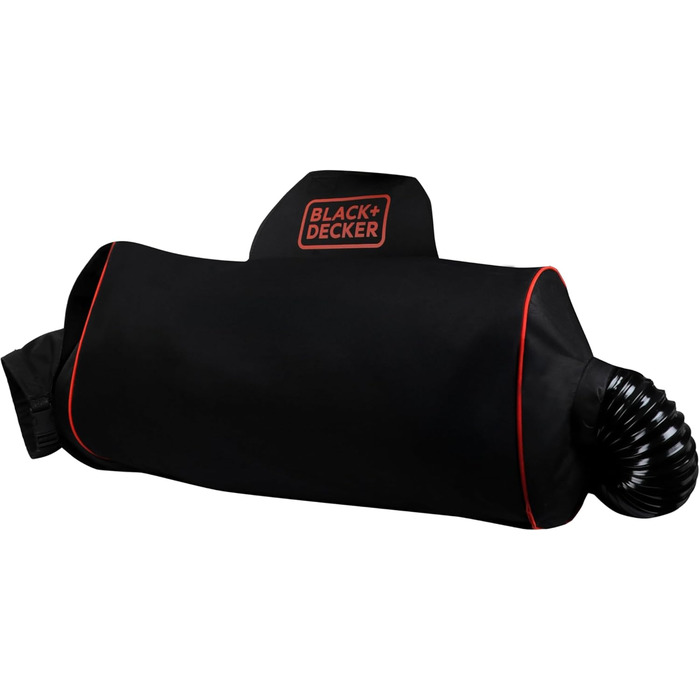 BLACK+DECKER 3-в-1 акумуляторний садовий пилосос-видувка 3000 Вт з подрібнювачем, рюкзаком-мішком 72 л, регульованою потужністю, для терас і доріжок (BEBLV300)