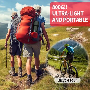 Літній спальний мішок - компактний, легкий, для кемпінгу, відпочинку на природі, дорослих, піших прогулянок, відпочинку в приміщенні, зелений