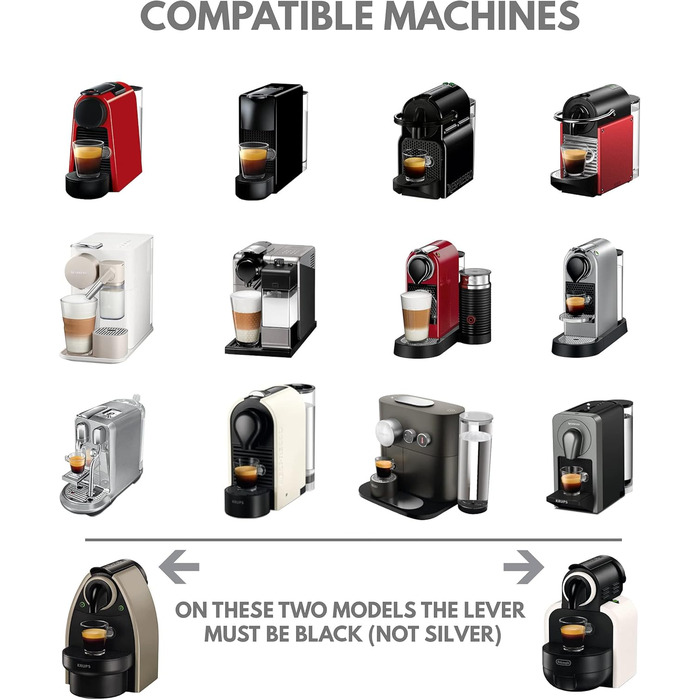 Madama — багаторазова капсула для кави Nespresso, нержавіюча сталь і харчовий силікон, набір 2 шт., вироблено в Італії