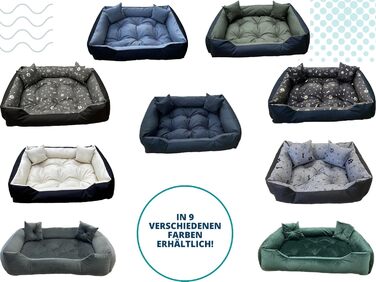 Ортопедичне собаче ліжко Dogs4Life Velours XXL (135x100 см) | Для великих собак | З водонепроникним покриттям | Зручне собаче ліжко | Зручне та миється | Для дому та вулиці