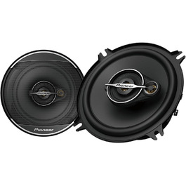 Автомобільні коаксіальні динаміки Pioneer TS-A1371F 13 см, 3-смугові, 2 шт, 300 Вт, потужний звук, висока чутливість, монтажна глибина 54 мм, отвір 121 мм, з ґратами