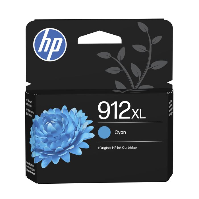 Оригінальний картридж HP 912XL Cyan (блакитний) підвищеної ємності для принтера, нова версія