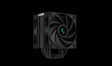 Кулер для процесора Deepcool AK400 Zero Dark Plus, активне охолодження, чорний, TDP 220 Вт