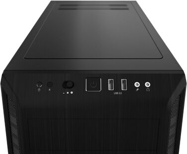Корпус ПК be quiet! Pure Base 600 Black: 2 вентилятори Pure Wings 2, підтримка радіаторів до 360 мм, 3-рівнева система керування вентиляторами