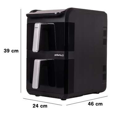 Аерофритюрниця вертикальна FR300 2700W, дві кошики, 10л