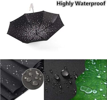 Сонцезахисний складаний парасоль від Voy Lady – Рожевий з квітковим принтом (96 см)