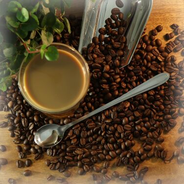 Набір барних ложок COM-FOUR® з нержавіючої сталі (12 шт.) - 20 см, для коктейлів, лате макіато, десертів