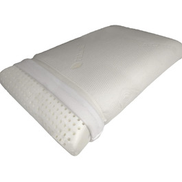 Ортопедична подушка для шиї Jekatex Sleepy 35x70x9 см, в'язкопружна піна, Tencel
