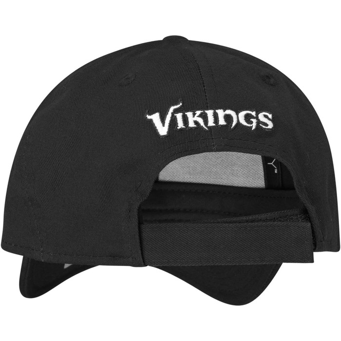 Кепка бейсболка New Era 9Forty NFL Minnesota Vikings чорна з регульованим розміром