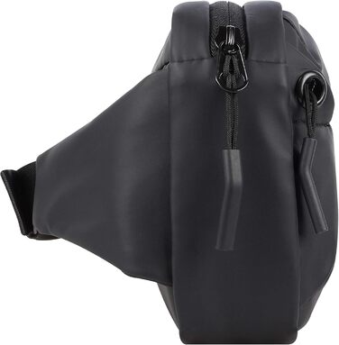 Чоловіча поясна сумка Bugatti Blanc - для подорожей, повсякденного використання та спорту (Чорна)