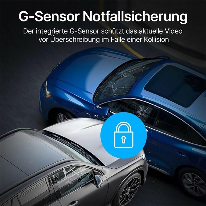 Відеореєстратор Oryzom 4K з екраном 3.94' - автомобільна камера переднього та заднього огляду, 170° ширококутний об'єктив, нічне бачення та режим паркування