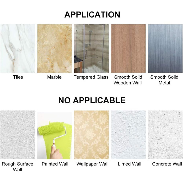 Самоклеюча мильниця для душу та ванної кімнати Tiilan - нержавіюча сталь, срібляста